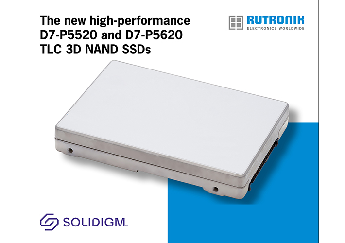 foto noticia Las memorias SSD TLC 3D NAND de alto rendimiento de Solidigm estarán pronto disponibles en Rutronik.
